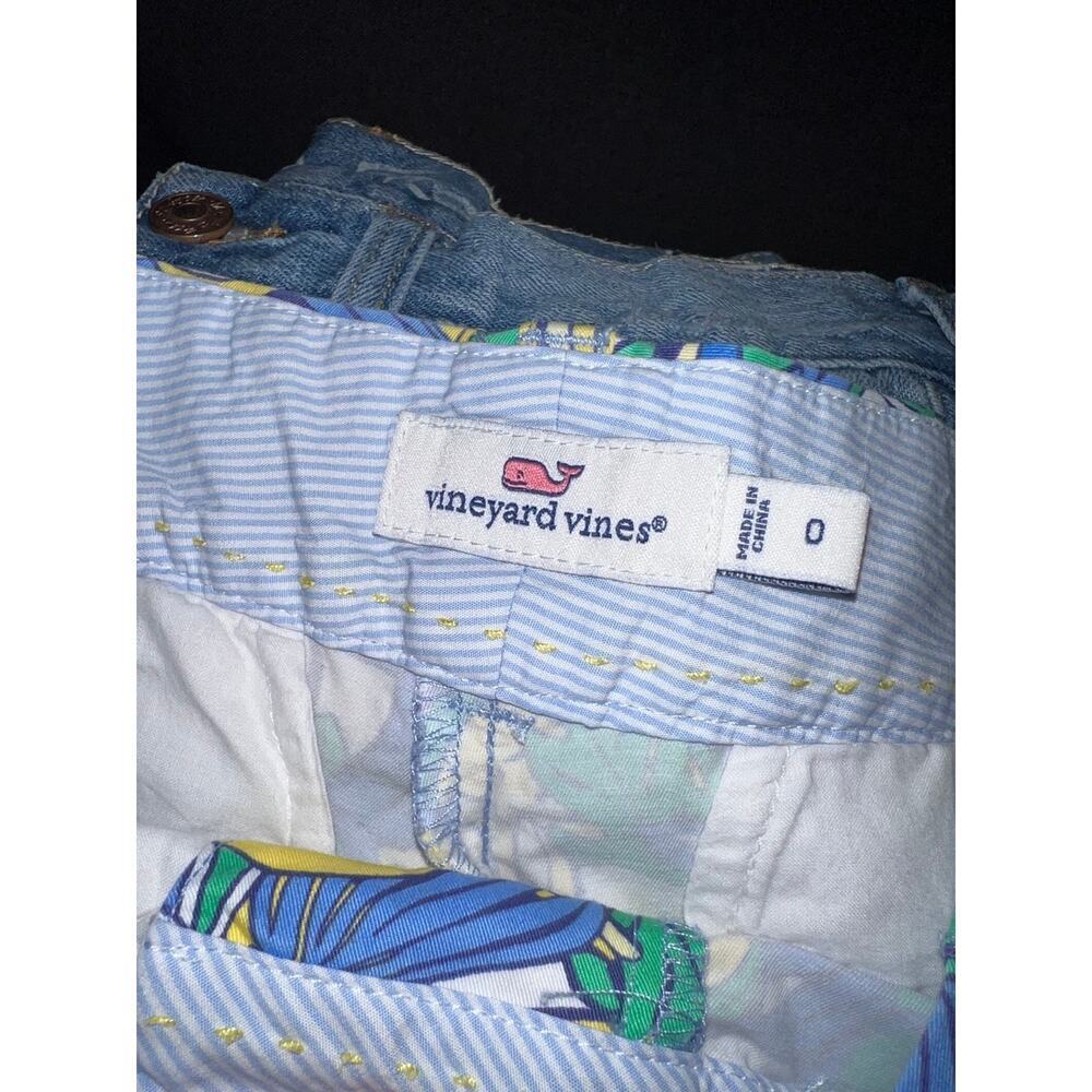 Vineyard vines toucan banana print chino shorts size 0 - Picture 3 of 3